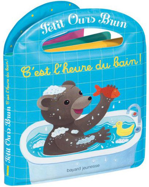 livre de bain ours brun