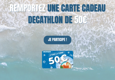 Jeu-concours – gagnez une carte cadeau Decathlon de 50€ !