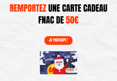 Jeu-concours – gagnez une carte cadeau FNAC de 50€ !