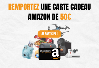 Jeu-concours – gagnez une carte cadeau Amazon de 50€ !