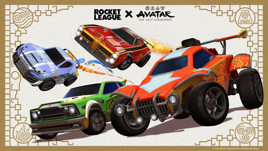 Rocket League Avatar, le dernier maître de l'air