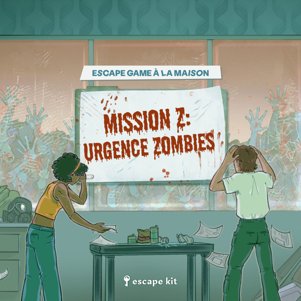 Escape Kit Mission Z Urgence Zombies