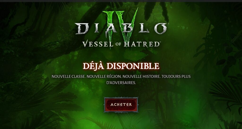 Diablo IV : Vessel of Hatred