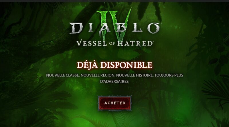 Diablo IV : Vessel of Hatred