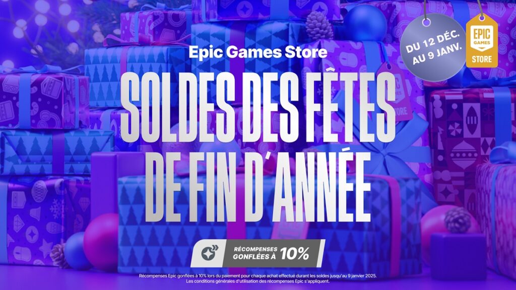 soldes des fêtes de fin d'année 2024 d'Epic Games Store