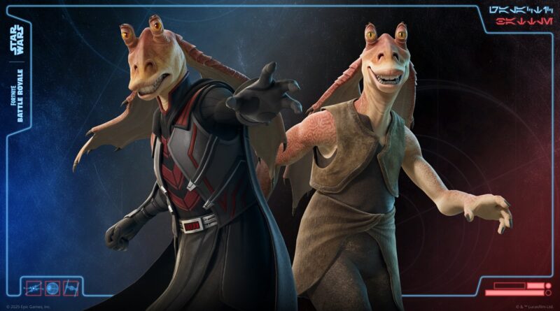 la tenue Jar Jar Binks disponible dans la boutique de Fortnite