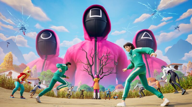 Survivez sur la carte Squid Game de Recharge : Squid Grounds