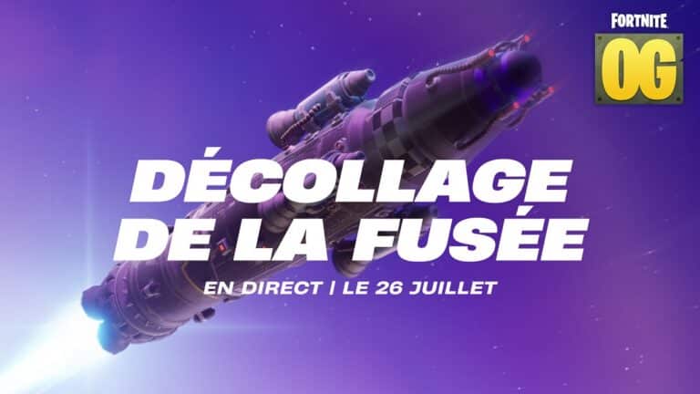 Fortnite OG : Décollage de la fusée