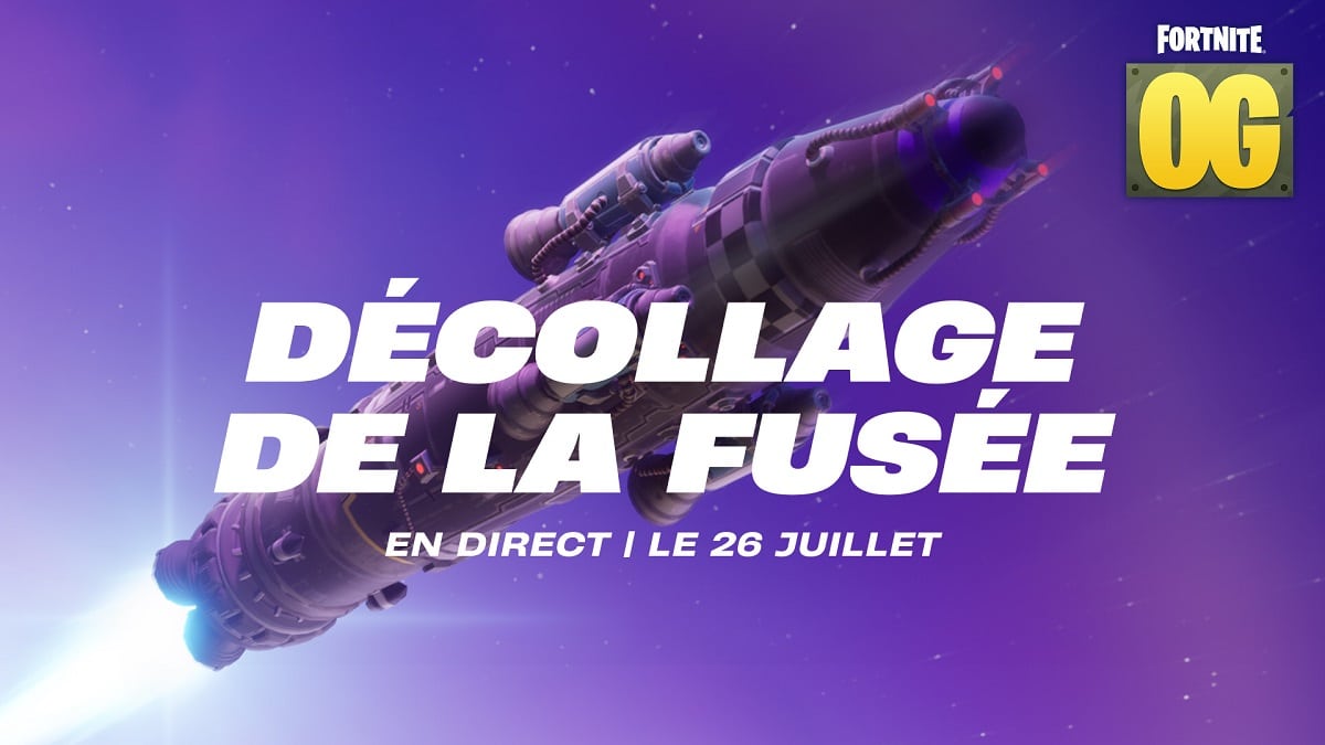 Fortnite OG : Décollage de la fusée