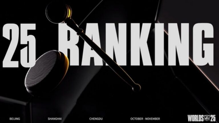 Worlds 2025 : le Power Ranking d’OTP vient de tomber, voici les équipes en tête !