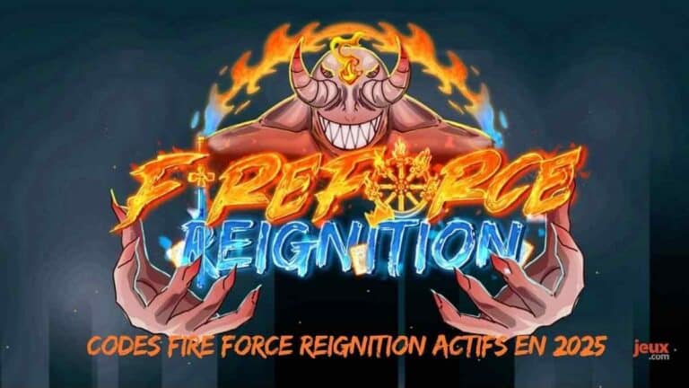 Codes Fire Force Reignition : tous les codes gratuits de novembre 2025 pour obtenir des récompenses sur Roblox