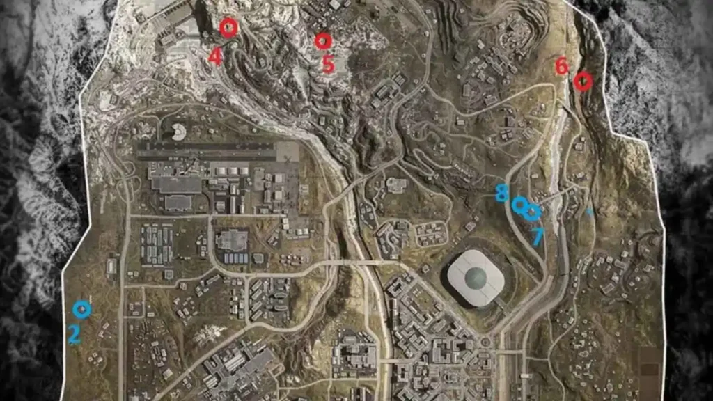 carte d'accès rouge et la carte bleue