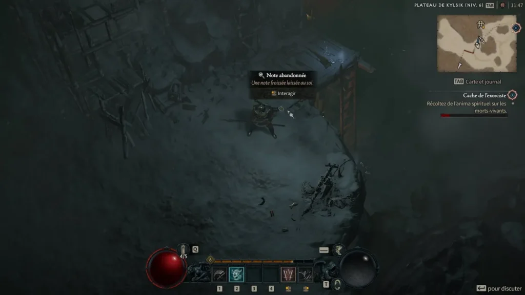 Le secret du printemps dans Diablo 4 Enigme message 2