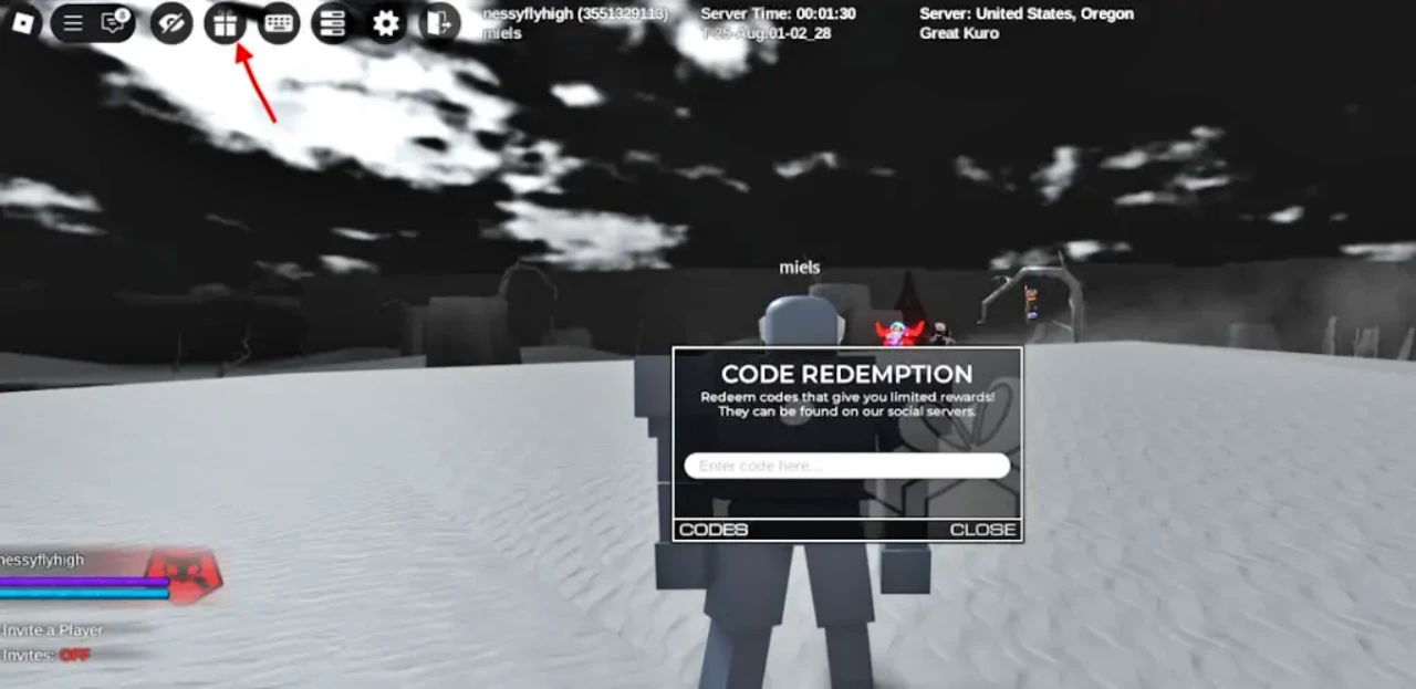 Comment activer codes Type Soul