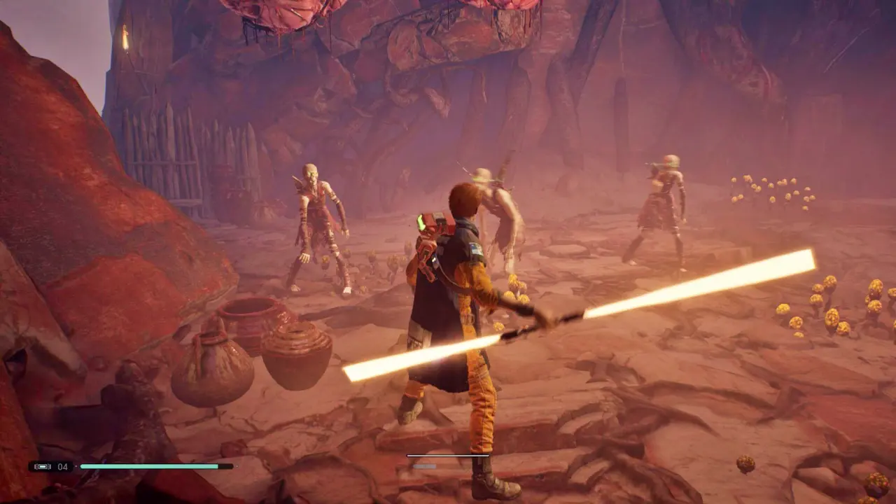 Test Star Wars Jedi Fallen Order Sabre double