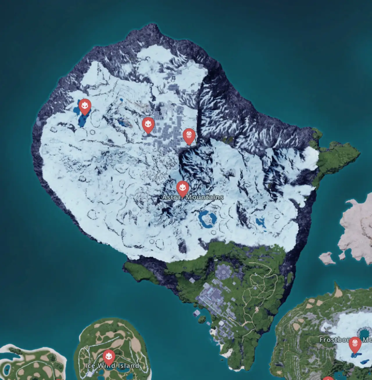 Map Palworld interactive