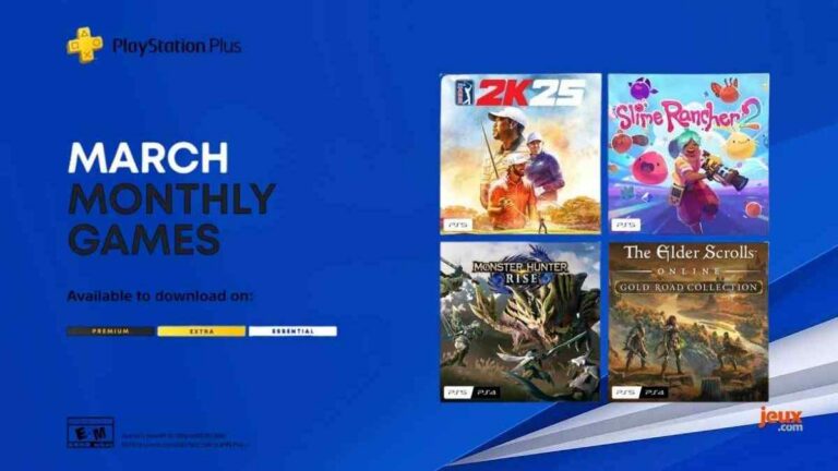 PS Plus mars 2026 : 4 jeux gratuits pour les abonnés, Elder Scrolls inclus