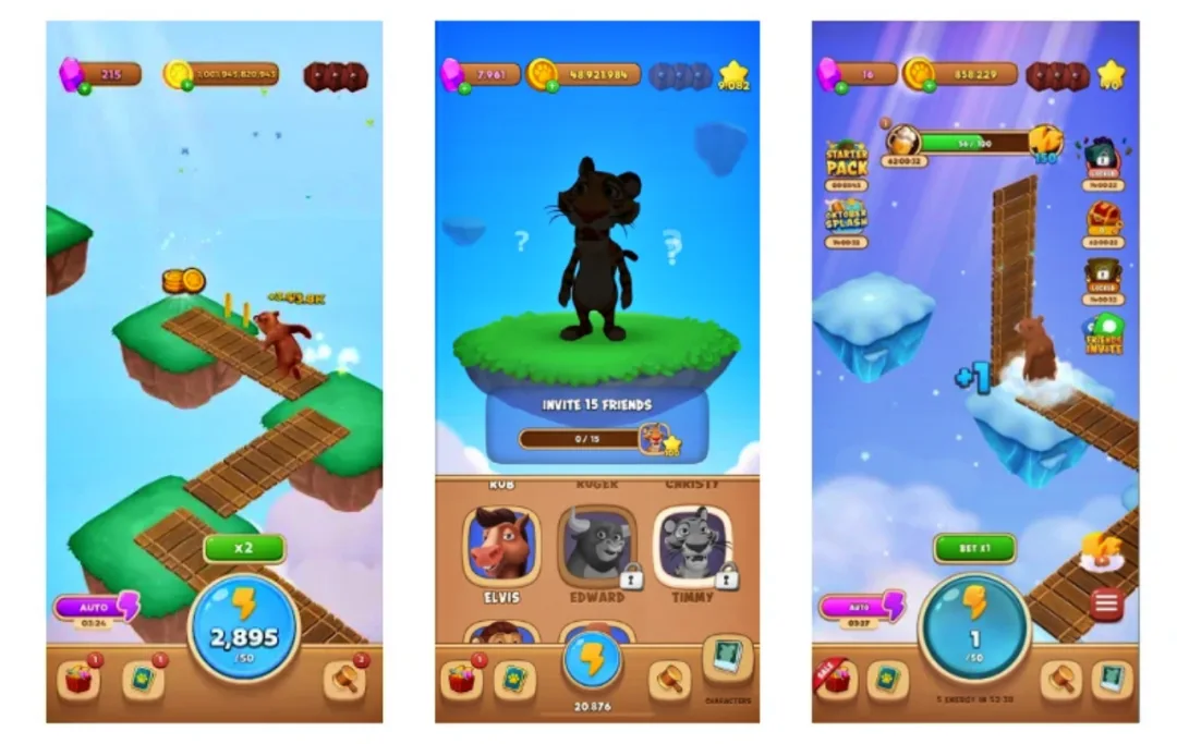 Animals and Coins free energy