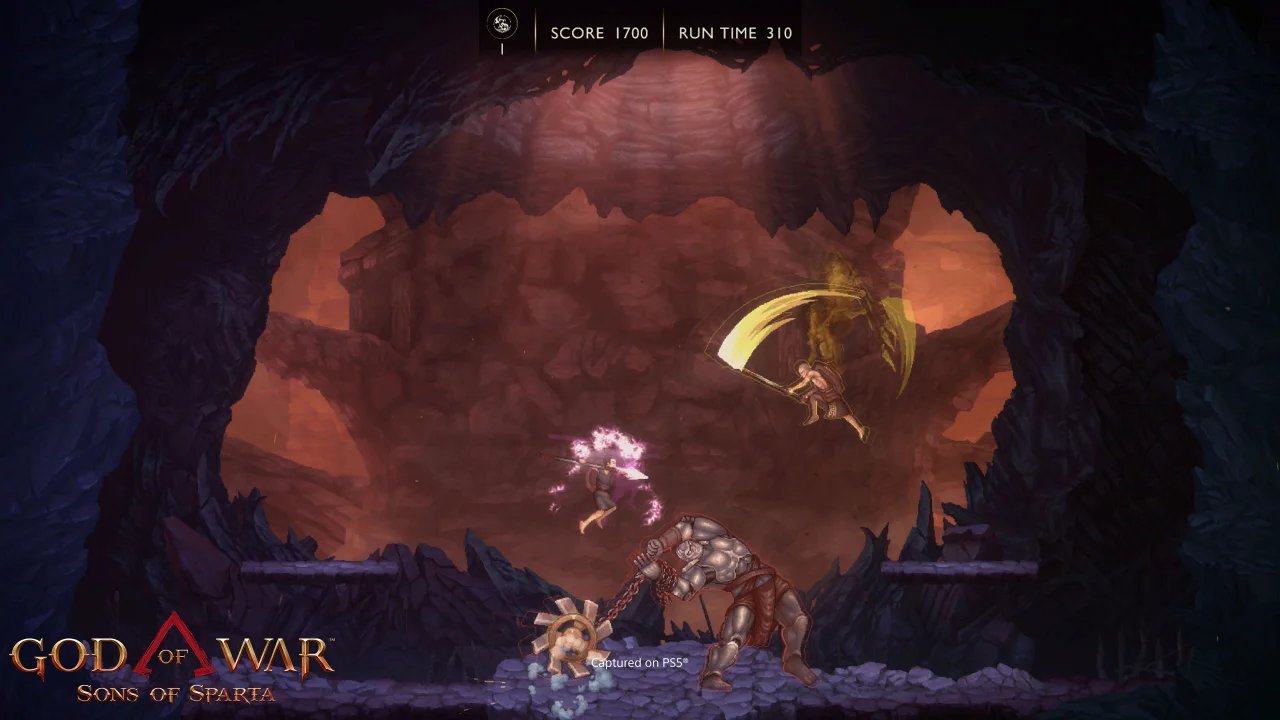 mode défi roguelike dans God of War: Sons of Sparta