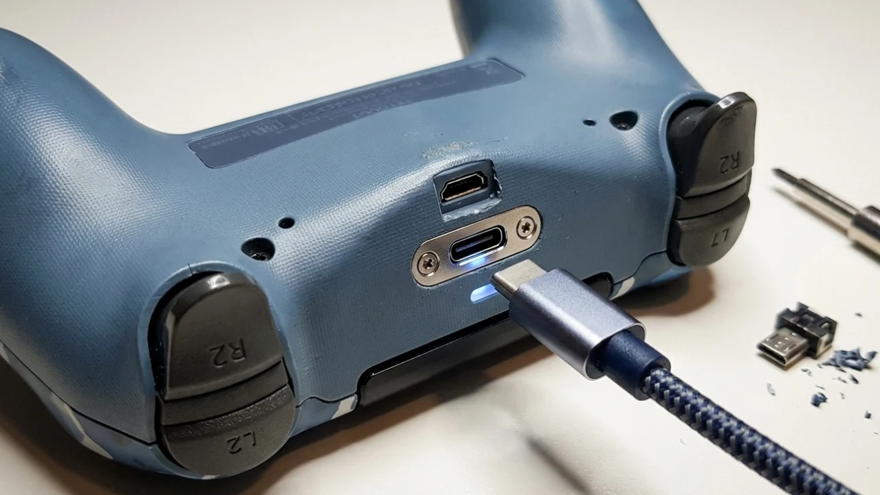 Mod USB-C manette PS4