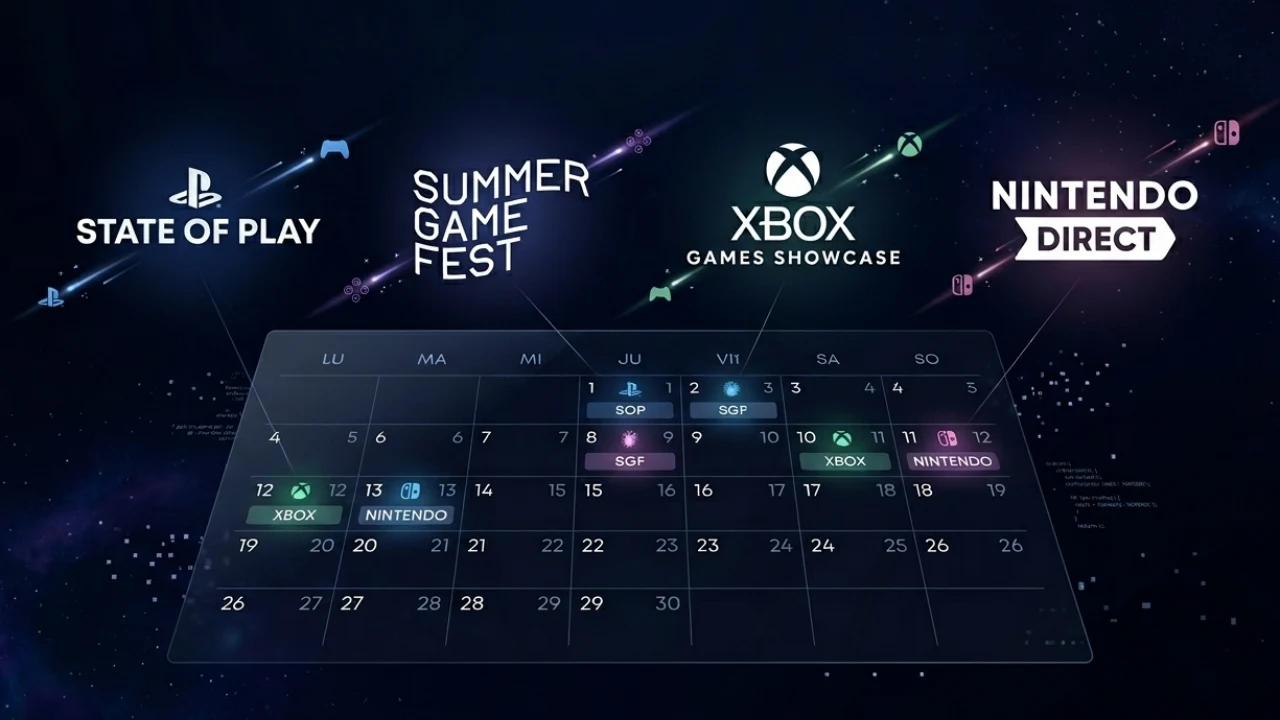 Evenements gaming de juin 2026