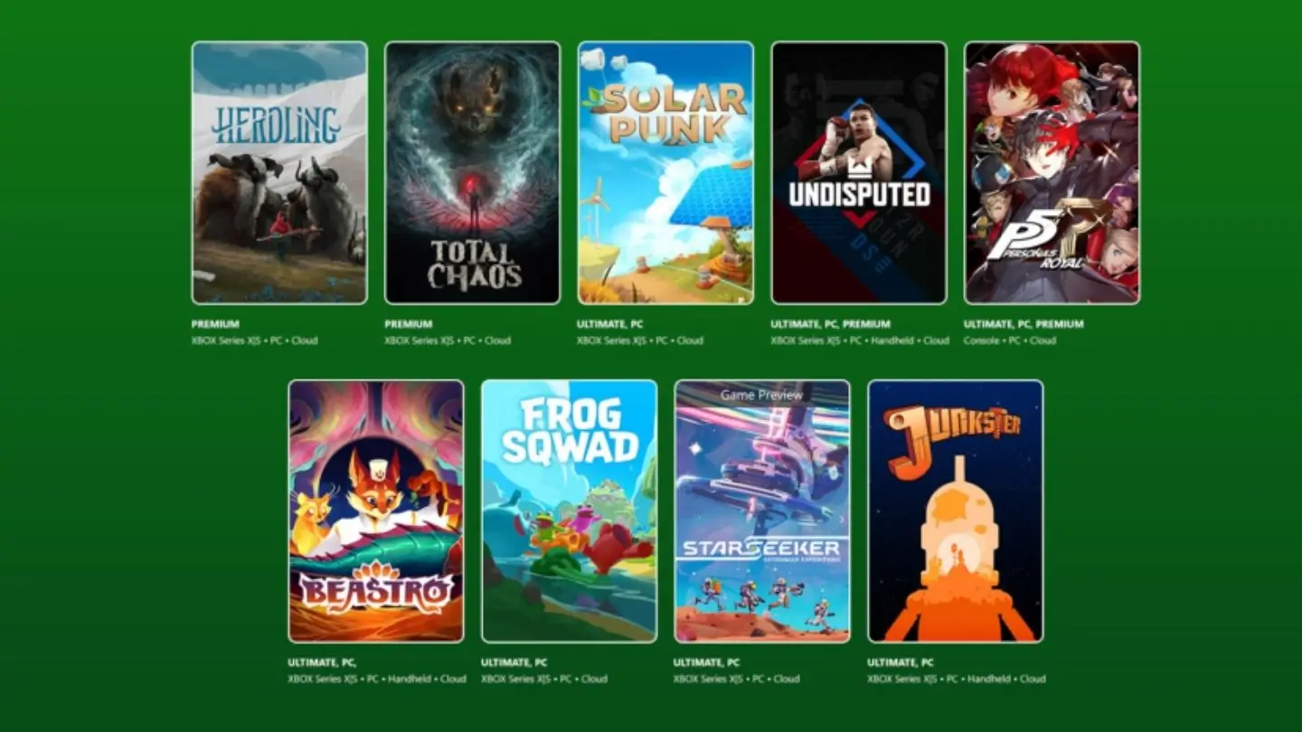 Xbox Game Pass jeux juin 2026